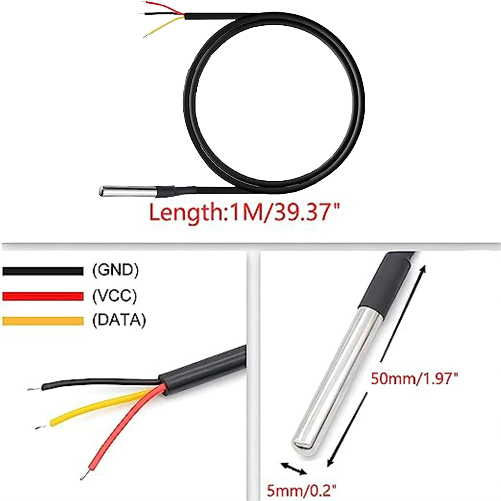 Sensor Temperature Sensor 1 Pcs Accessories Alarm Function Flexible Hot Sale New Parts Useful Versatile Durable
Sensor Temperature Sensor 1 Pcs Accessories Alarm Function Flexible Hot Sale New Parts Useful Versatile Durable