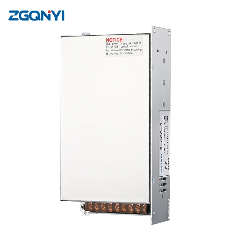 ZGQNYI S-600W Power Supply 5V Switching Converter Lightweight and Efficient AC To DC for Electrical Equipment
ZGQNYI S-600W Power Supply 5V Switching Converter Lightweight and Efficient AC To DC for Electrical Equipment
