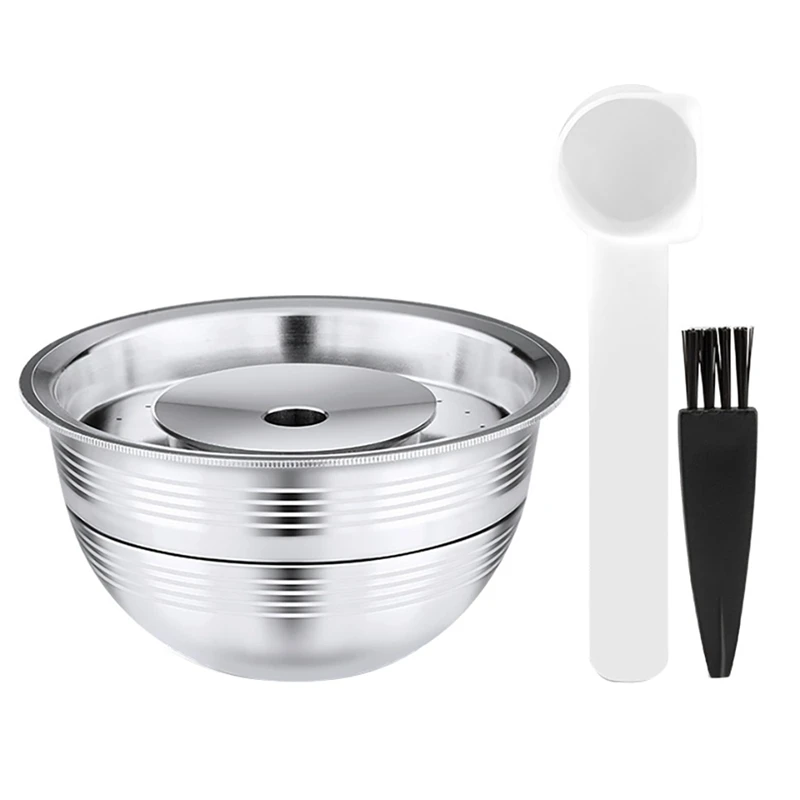 Coffee Filters For Nespresso Vertuoline Next Delonghi Plus ENV135 Refillable Stainless Steel Coffee Capsule Pod
Coffee Filters For Nespresso Vertuoline Next Delonghi Plus ENV135 Refillable Stainless Steel Coffee Capsule Pod