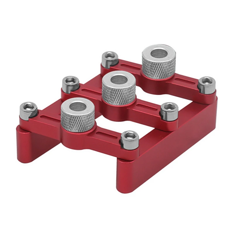 3 In 1 Adjustable Woodworking Drilling Locator Puncher Tools-Doweling Jigs Set,Pocket Hole Jig Kit With 8Mm Drill Sleeve
3 In 1 Adjustable Woodworking Drilling Locator Puncher Tools-Doweling Jigs Set,Pocket Hole Jig Kit With 8Mm Drill Sleeve