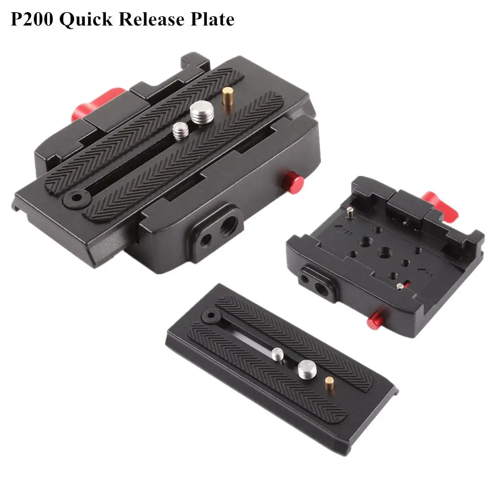 Quick Release Plate Assembly P200 Clamp Adapter for Manfrotto 577 501 500AH 701HDV Q5 Camera Tripod Kit
Quick Release Plate Assembly P200 Clamp Adapter for Manfrotto 577 501 500AH 701HDV Q5 Camera Tripod Kit