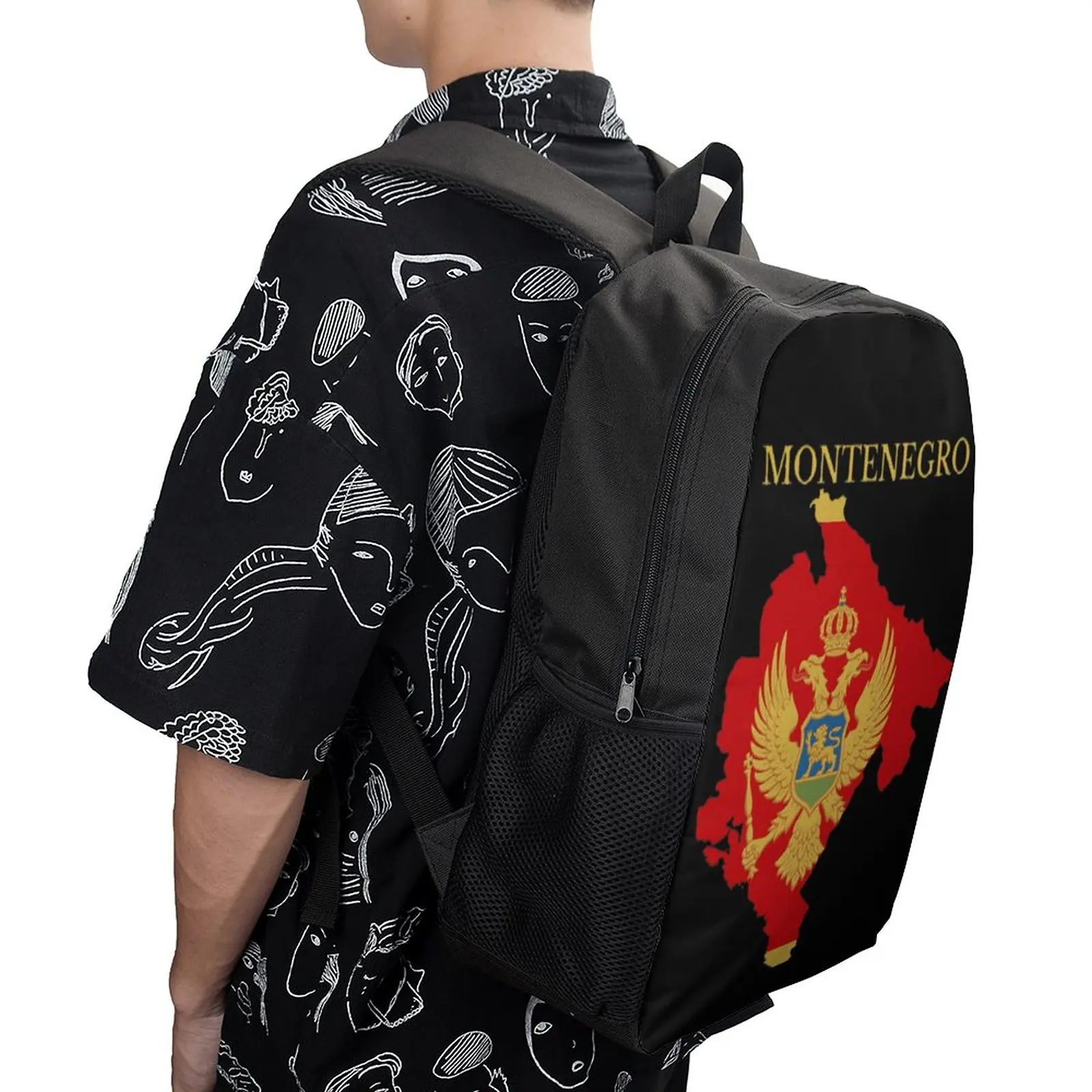 Montenegro Flag Map Secure Comfortable Blanket Roll17 Inch Shoulder Backpack Vintage Picnics Novelty
Montenegro Flag Map Secure Comfortable Blanket Roll17 Inch Shoulder Backpack Vintage Picnics Novelty