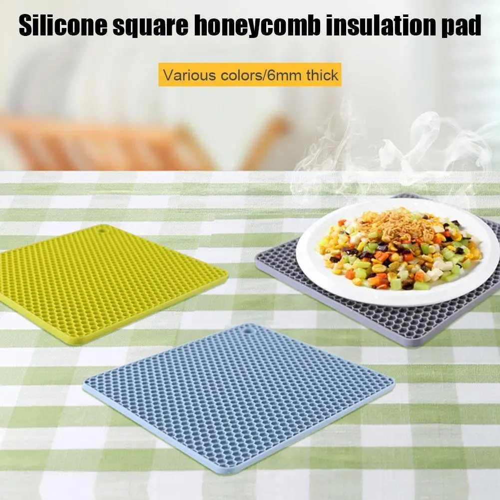 Silicone Honeycomb Placemat Silicone Heat-resistant Mat Home Bowl Square Table Coaster Kitchen Pot Round And Mat A2c7
Silicone Honeycomb Placemat Silicone Heat-resistant Mat Home Bowl Square Table Coaster Kitchen Pot Round And Mat A2c7
