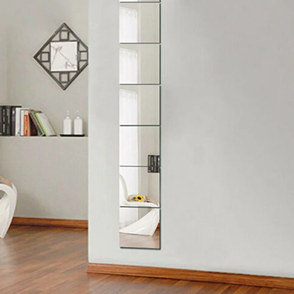 9Pcs 15*15cm Mirror Wall Stickers Self Adhesive Acrylic Mirror Tiles Sticker For Bedroom Bathroom Home Decoration Accessories
9Pcs 15*15cm Mirror Wall Stickers Self Adhesive Acrylic Mirror Tiles Sticker For Bedroom Bathroom Home Decoration Accessories