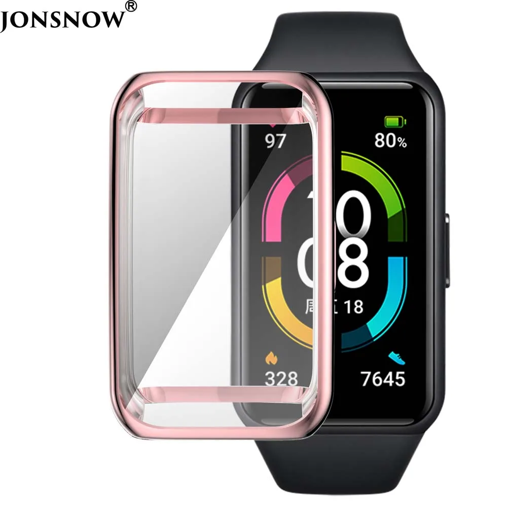 Universal for HONOR Band 6 Smart Watch Cases Colorful Electroplated Hard TPU Fit Case Protective Cover for HONOR Band 7
Universal for HONOR Band 6 Smart Watch Cases Colorful Electroplated Hard TPU Fit Case Protective Cover for HONOR Band 7