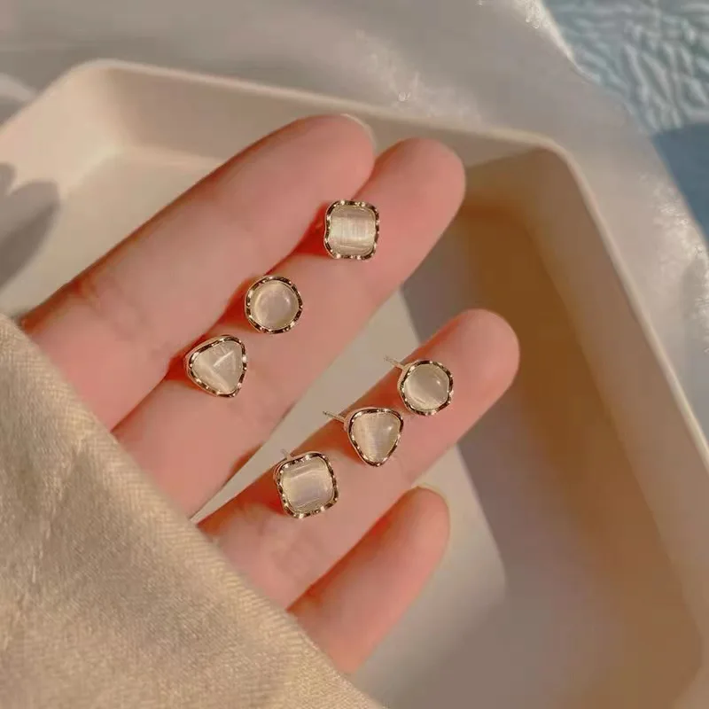 6-piece Set Opal Stud Earrings Women's 2022 Trendy Design Retro Geometric Delicate Small Earrings Fashion Jewelry for Women
6-piece Set Opal Stud Earrings Women's 2022 Trendy Design Retro Geometric Delicate Small Earrings Fashion Jewelry for Women