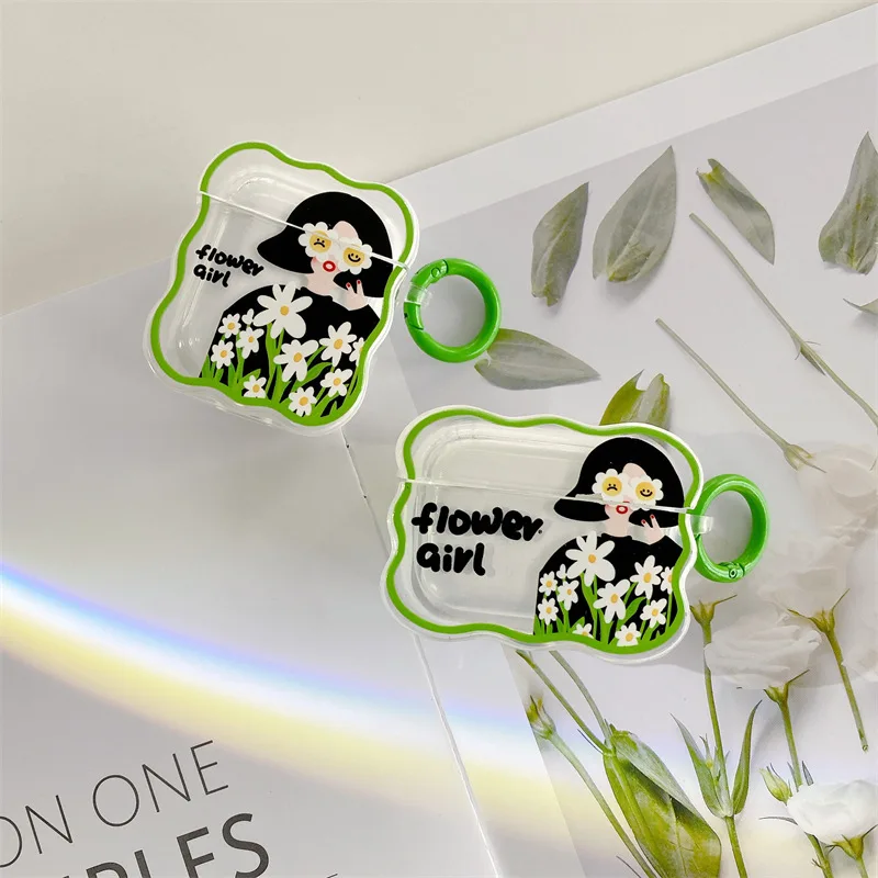 Wave Border Cartoon Flower Girl Case for Apple AirPods 1 2 3 Pro Cases Cover IPhone Bluetooth Earbuds Earphone Air Pods Case
Wave Border Cartoon Flower Girl Case for Apple AirPods 1 2 3 Pro Cases Cover IPhone Bluetooth Earbuds Earphone Air Pods Case