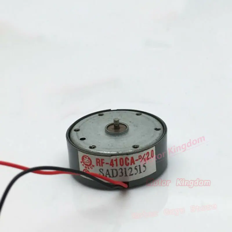 RF-410CA DC 1.5V 3V 5V 2V 4300RPM 10mm Ultrathin Mini 24mm Round Thin Spindle Motor For Toy Car CD/DVD Player
RF-410CA DC 1.5V 3V 5V 2V 4300RPM 10mm Ultrathin Mini 24mm Round Thin Spindle Motor For Toy Car CD/DVD Player