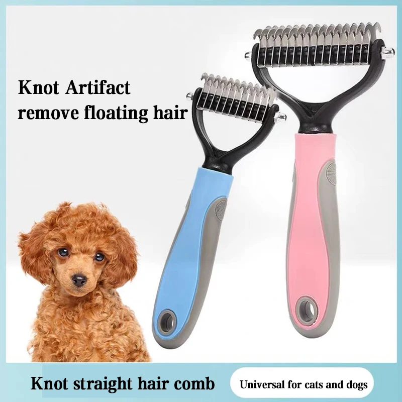 Pets Fur Knot Cutter Dog Grooming Shedding Tools Pet Cat Hair Removal Comb Brush Double Sided Pet Products Comb for Dogs
Pets Fur Knot Cutter Dog Grooming Shedding Tools Pet Cat Hair Removal Comb Brush Double Sided Pet Products Comb for Dogs