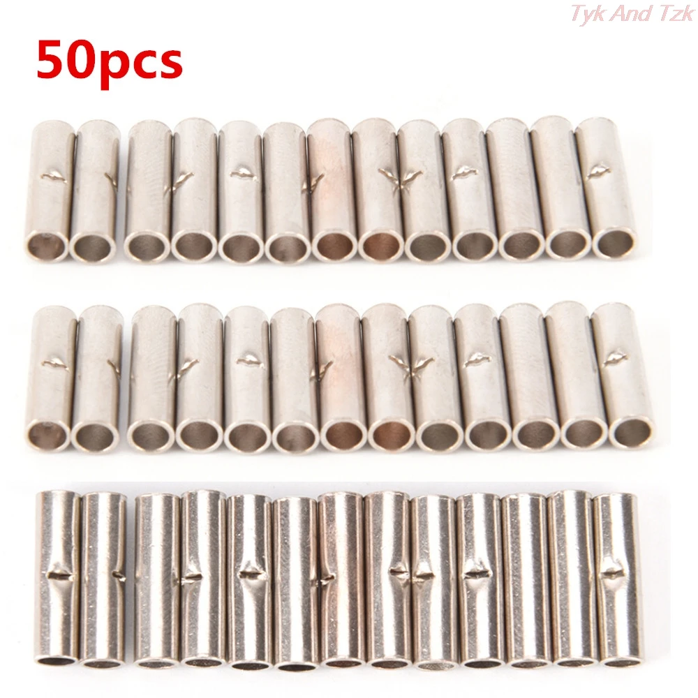 50 шт., неизолированные стыковые соединители 14-16awg
50 шт., неизолированные стыковые соединители 14-16awg