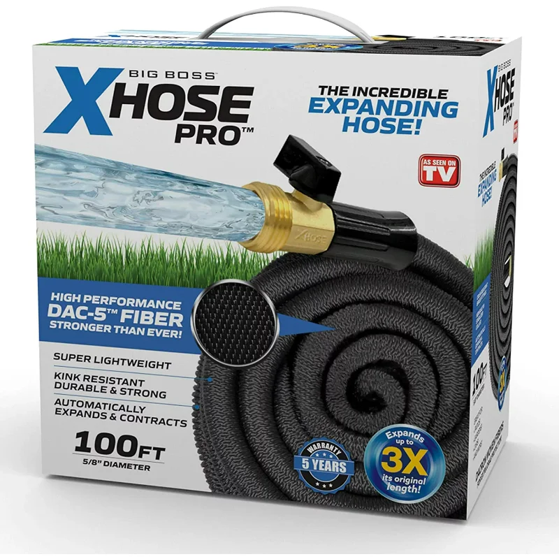 Xhose Pro Expandable Garden Hose Heavy Duty Flexible Lightweight Water Hose ( 100 ft. 75ft.)
Xhose Pro Expandable Garden Hose Heavy Duty Flexible Lightweight Water Hose ( 100 ft. 75ft.)