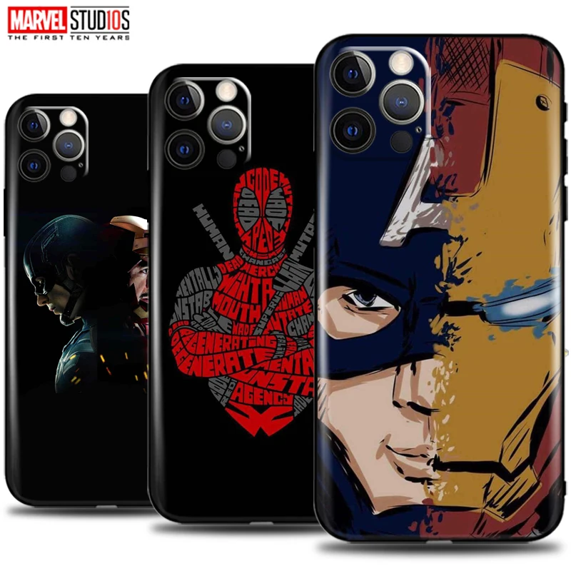 Marvel Avengers Phone Case For iPhone 13 12 11 Pro Mini X XR XS Max 5 5s 6 6s 7 8 Plus Soft TPU Ultra-Thin Carcasa
Marvel Avengers Phone Case For iPhone 13 12 11 Pro Mini X XR XS Max 5 5s 6 6s 7 8 Plus Soft TPU Ultra-Thin Carcasa