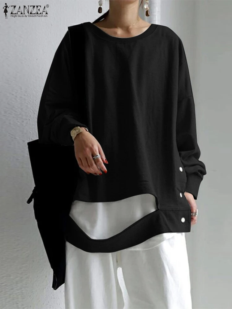 Fashion Women Autumn Sweatshirts ZANZEA Casual Long Sleeve Loose Solid Pullover Female Streetwear Oversize Hollow Out Hoodies
Fashion Women Autumn Sweatshirts ZANZEA Casual Long Sleeve Loose Solid Pullover Female Streetwear Oversize Hollow Out Hoodies