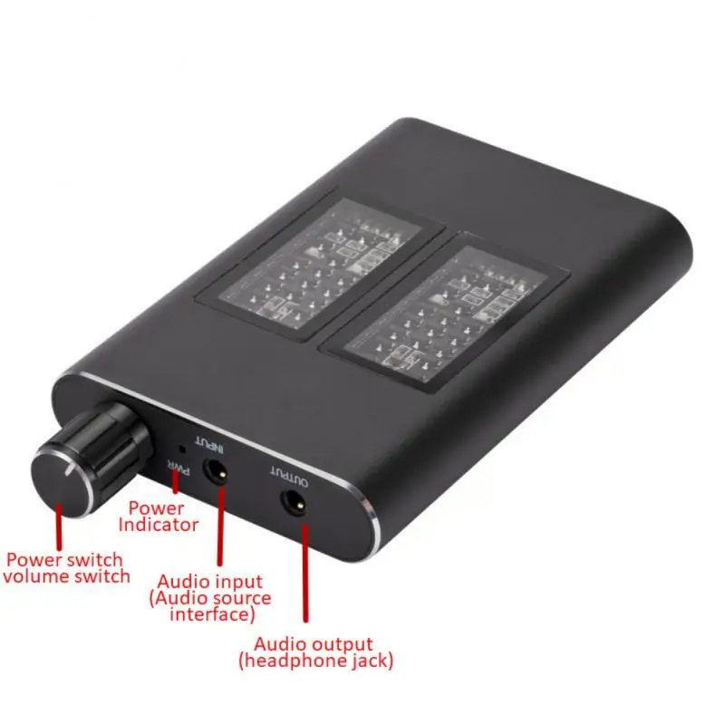 16-150Ω HiFi Headphone Amplifier With Bluetooth-compatible 5.0 Receiver Portable 3.5mm Cable AUX Audio Earphone Amp For Phone
16-150Ω HiFi Headphone Amplifier With Bluetooth-compatible 5.0 Receiver Portable 3.5mm Cable AUX Audio Earphone Amp For Phone