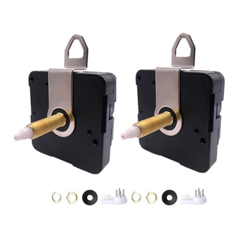 2 Pcs Non-Ticking Wall Clock Movement Mechanism Silent Long Shaft Quartz Clock Movement Replacement DIY Repair Part
2 Pcs Non-Ticking Wall Clock Movement Mechanism Silent Long Shaft Quartz Clock Movement Replacement DIY Repair Part