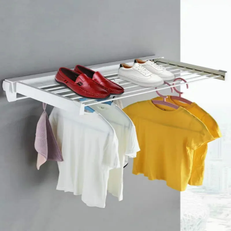 Invisible telescopic clothes drying rack multifunctional bathroom towel rack balcony folding telescopic clothes drying rod
Invisible telescopic clothes drying rack multifunctional bathroom towel rack balcony folding telescopic clothes drying rod
