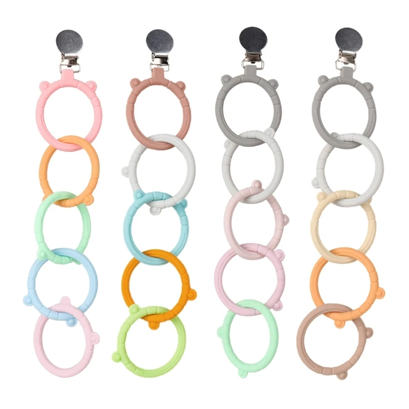 N80C Baby Soother Clip Anti-drop Pacifier Chains Silicone Rings Nipple Hanging Clips
N80C Baby Soother Clip Anti-drop Pacifier Chains Silicone Rings Nipple Hanging Clips