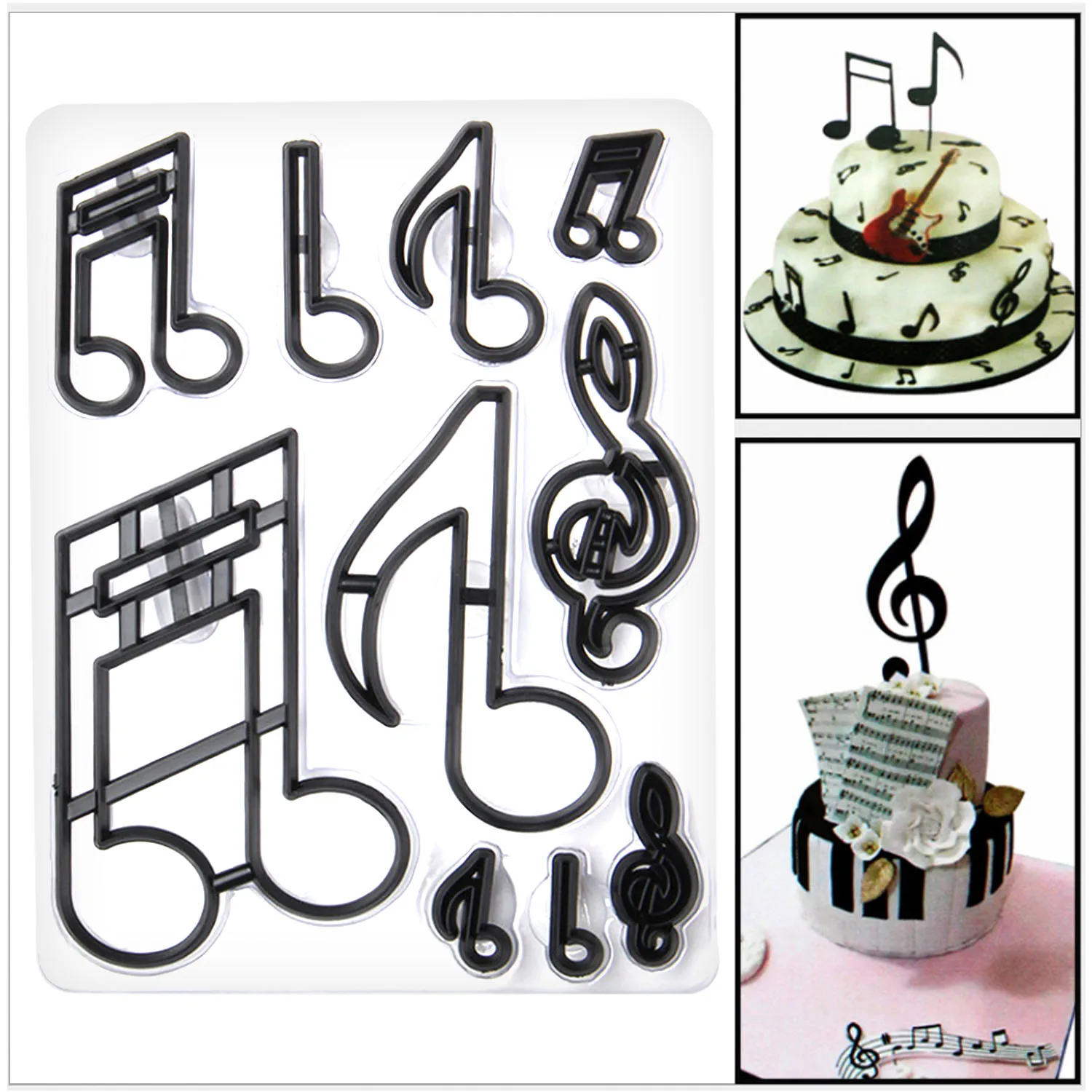 Behogar 10pcs Musical Note Shape Cookies Cutter Set Pastry Fondant Chocolate Moulds for Kitchen DIY Baking Craft Accessories
Behogar 10pcs Musical Note Shape Cookies Cutter Set Pastry Fondant Chocolate Moulds for Kitchen DIY Baking Craft Accessories