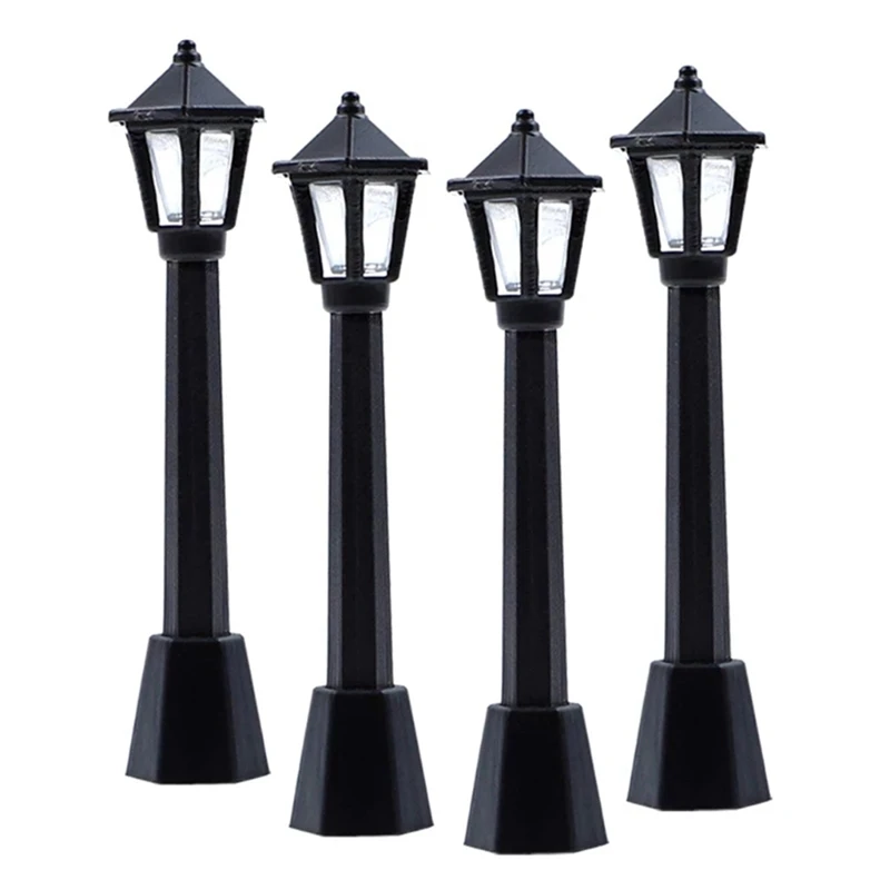 4Pcs Street Post Lights Model Railway Train Lamp Post Lights Miniature Village Pathway Lantern Post For DIY Dollhouse 
4Pcs Street Post Lights Model Railway Train Lamp Post Lights Miniature Village Pathway Lantern Post For DIY Dollhouse