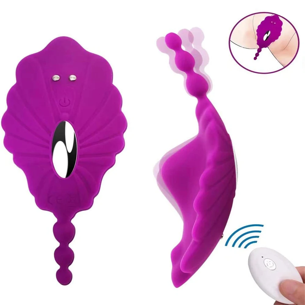 

Wearable Panty Vibrator For Women Invisible Vibrating Egg Sex Toys Remote Control Vagina Clitoral Stimulation Anal Masturbator