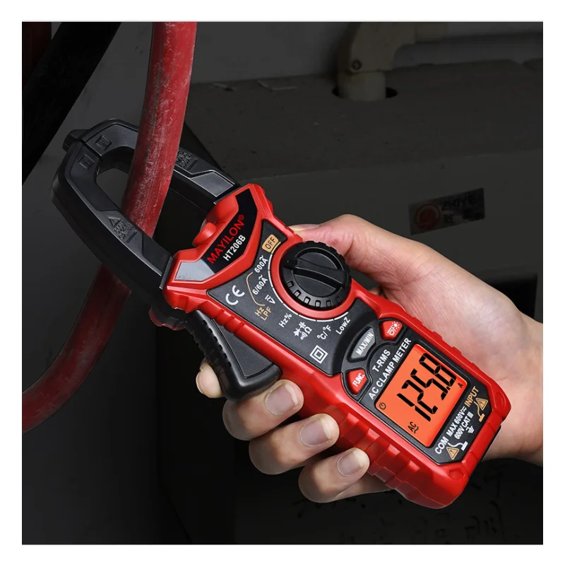 Amperometric Clamp Meter Pliers Ammeter Professional Digital Automotive Multimeter AC DC Current Tester 206D New
Amperometric Clamp Meter Pliers Ammeter Professional Digital Automotive Multimeter AC DC Current Tester 206D New