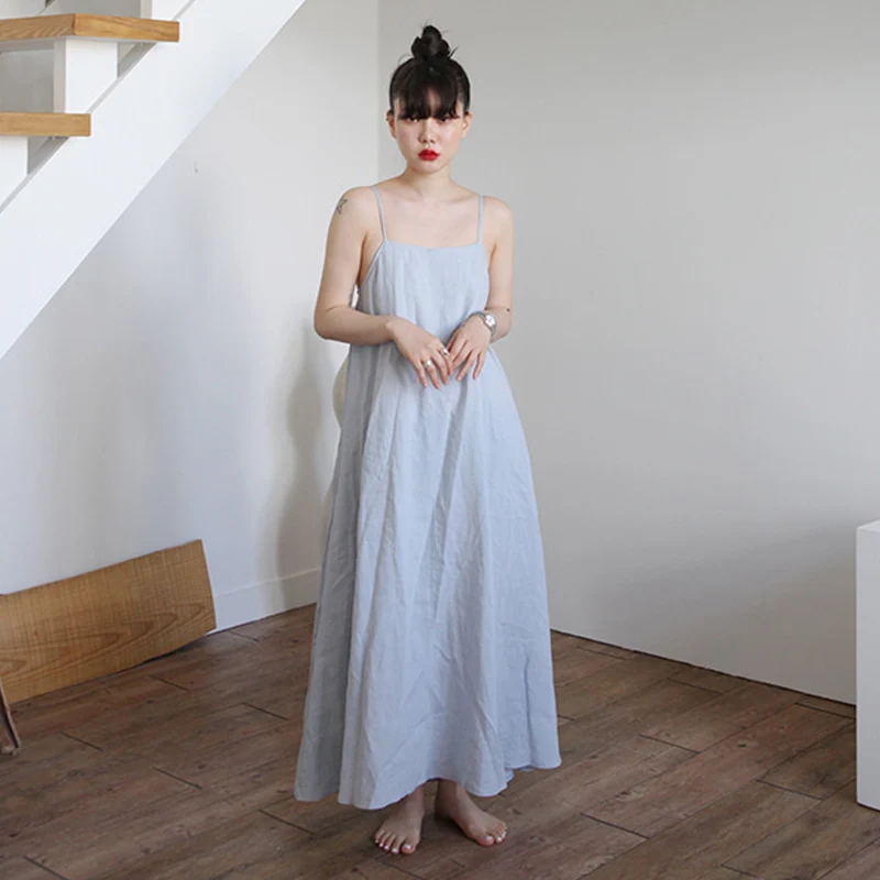Korean Chic Spaghetti Strap Women Dress Vintage Cute Beach Style Boho A-Line Female Dresses Japanese Style Summer Dress
Korean Chic Spaghetti Strap Women Dress Vintage Cute Beach Style Boho A-Line Female Dresses Japanese Style Summer Dress