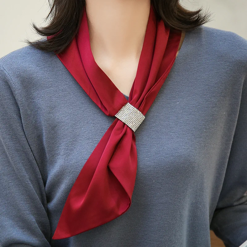 Thin Korean Silk Scarf Women's Narrow and Long Multifunctional All-match Decorative Scarves Cloth Mask Clothes Collocation
Thin Korean Silk Scarf Women's Narrow and Long Multifunctional All-match Decorative Scarves Cloth Mask Clothes Collocation