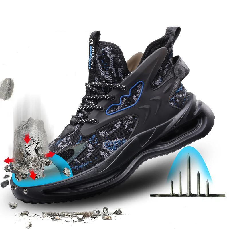 Waliantile Steel Toe Anti-smashing Safety Work Boots Men Outdoor Puncture Proof Construction Safety Boots Indestructible Shoes
Waliantile Steel Toe Anti-smashing Safety Work Boots Men Outdoor Puncture Proof Construction Safety Boots Indestructible Shoes