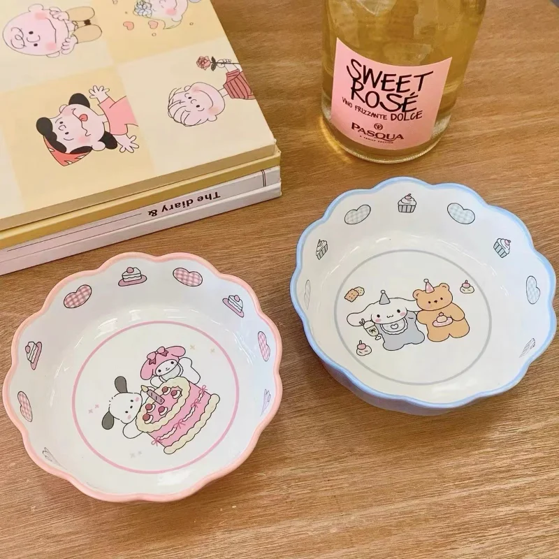 Anime Kawaii Sanrio Pochacco Ceramic Bowl Student Cartoon Girl Heart Cinnamoroll My Melody Sweet Lacy Oatmeal Bowl Salad Bowl
Anime Kawaii Sanrio Pochacco Ceramic Bowl Student Cartoon Girl Heart Cinnamoroll My Melody Sweet Lacy Oatmeal Bowl Salad Bowl