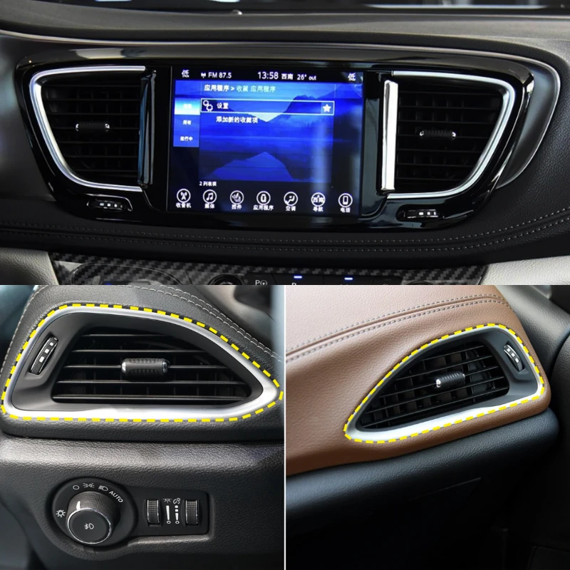 Боковая средняя консоль в стиле углерода A/C для Chrysler Pacifica 2017-2022, вентиляционное отверстие, крышка управления приборной панелью навигации, ко...
Боковая средняя консоль в стиле углерода A/C для Chrysler Pacifica 2017-2022, вентиляционное отверстие, крышка управления приборной панелью навигации, ко...