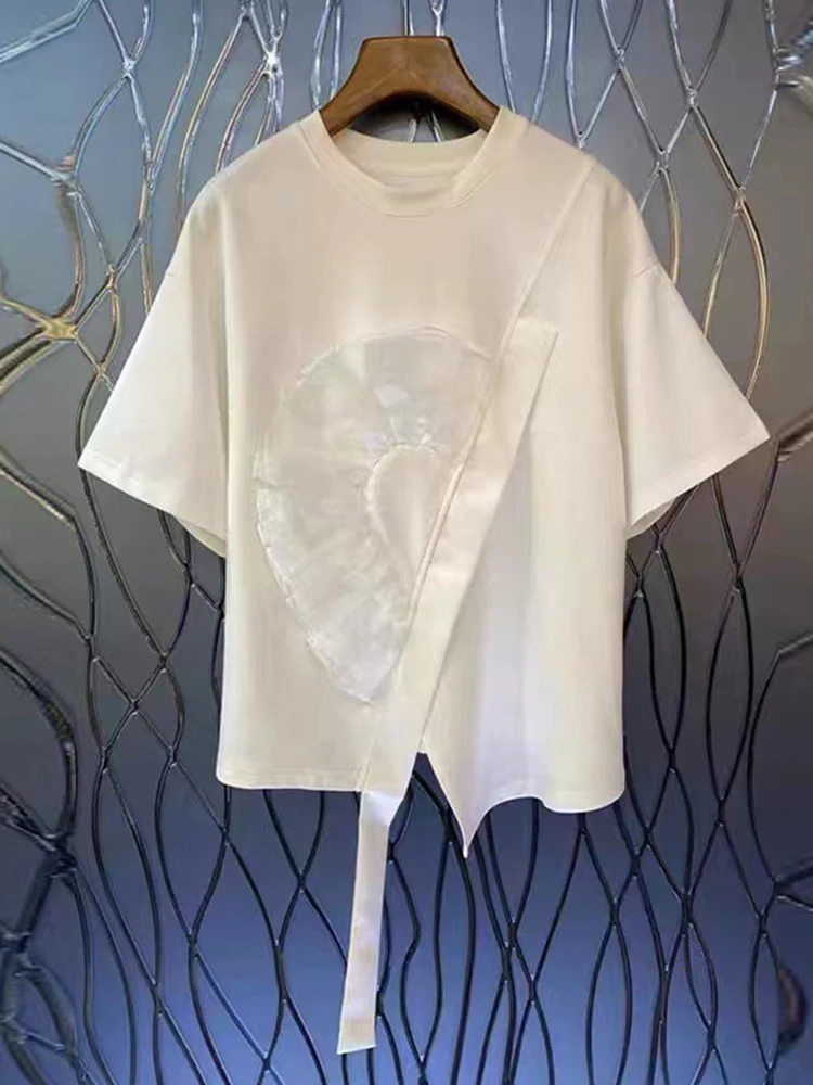 XITAO Asymmetrical T-Shirt Women Korea 2022 Summer New Arrival Personality Fashion Loose O-neck Short Sleeve T-Shirt WMD6027
XITAO Asymmetrical T-Shirt Women Korea 2022 Summer New Arrival Personality Fashion Loose O-neck Short Sleeve T-Shirt WMD6027
