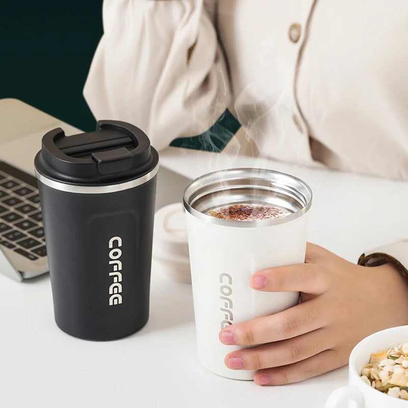 510/380ml Coffee Cup Hot Cup Travel Mug Stanley Cup Insulated Airless Bottle Straight Mouth Cup Creative Airless Portable Cup
510/380ml Coffee Cup Hot Cup Travel Mug Stanley Cup Insulated Airless Bottle Straight Mouth Cup Creative Airless Portable Cup