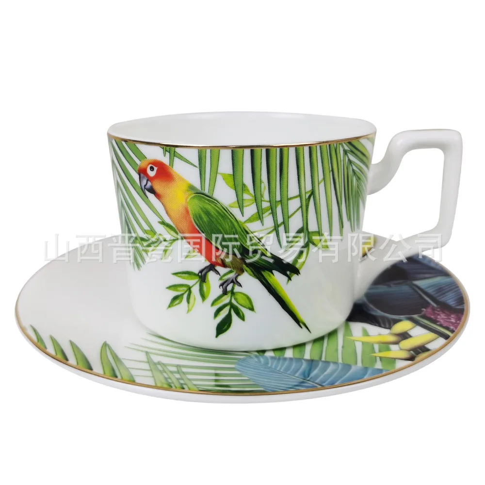 Pastoral parrot ceramic cup cross border household tea cup milk cup restaurant water cup mark cup bone china coffee cup
Pastoral parrot ceramic cup cross border household tea cup milk cup restaurant water cup mark cup bone china coffee cup