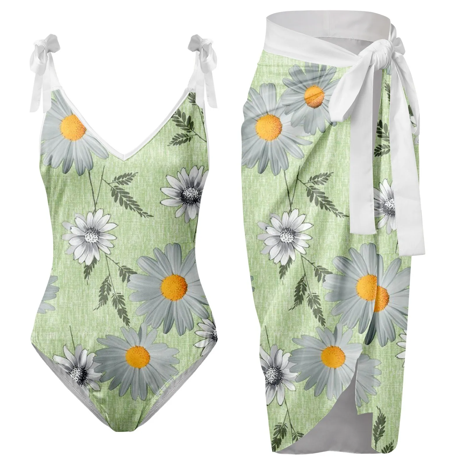 Womens V Neck Flower Printed Swimsuit Apron Skirt Bikini Sets Bikini Swimsuit Swimsuit Thong
Womens V Neck Flower Printed Swimsuit Apron Skirt Bikini Sets Bikini Swimsuit Swimsuit Thong