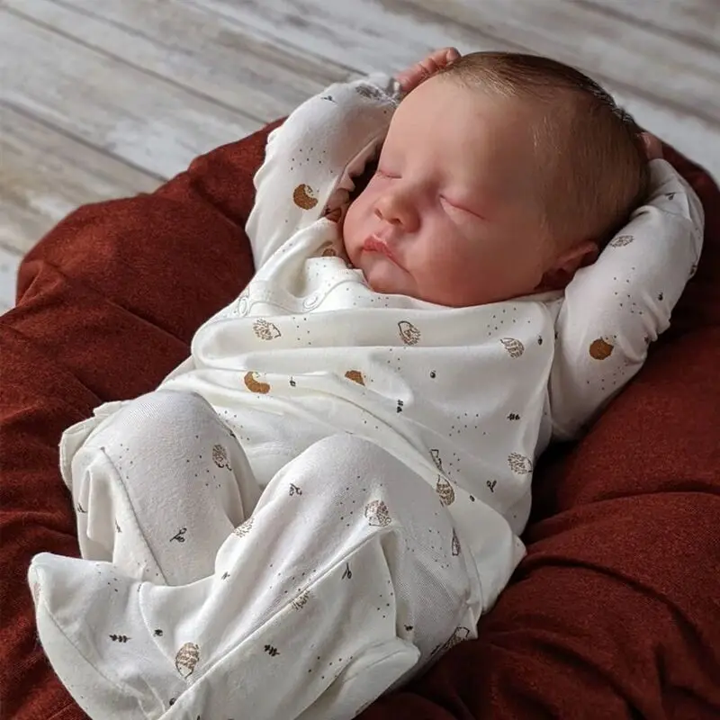 49CM Reborn Newborn Baby Doll 19inch Soft Silicone Flexible 3D Skin Tone with Visible Veins Hand Paint Doll Kit
49CM Reborn Newborn Baby Doll 19inch Soft Silicone Flexible 3D Skin Tone with Visible Veins Hand Paint Doll Kit