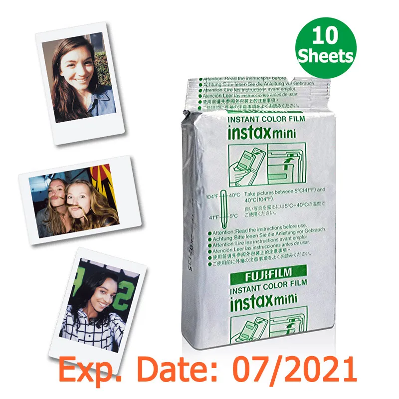 Fujifilm Instax Mini Film 10 Sheets for Fuji Instant Mini 11 8 9 Camera Mini Link SP-2 Lomo (07/2021)
Fujifilm Instax Mini Film 10 Sheets for Fuji Instant Mini 11 8 9 Camera Mini Link SP-2 Lomo (07/2021)