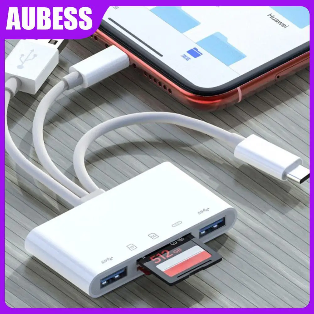 Universal Cell Phone Converter With Sd / Tf Card Reader Usb-c Hub Multi-function Data Converter Usb Otg Converter Adapter
Universal Cell Phone Converter With Sd / Tf Card Reader Usb-c Hub Multi-function Data Converter Usb Otg Converter Adapter