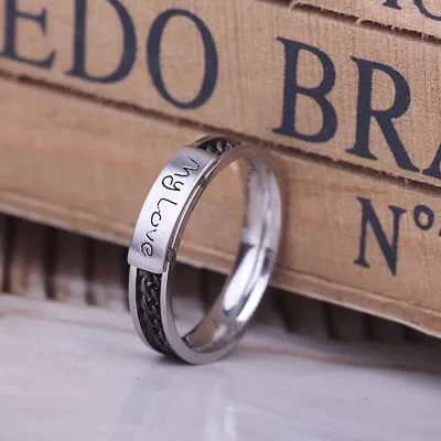 4mm wide MY LOVE chains rings 316L Stainless Steel women ring jewelry wholesale lots
4mm wide MY LOVE chains rings 316L Stainless Steel women ring jewelry wholesale lots
