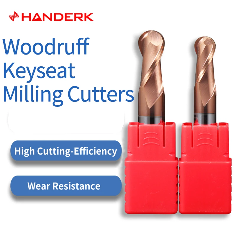 Woodruff Keyseat Milling Cutters Carbide End Mill 6mm Circles Cutter Hard Metal Type Cutter for Steel Ball Extra Long Roughing
Woodruff Keyseat Milling Cutters Carbide End Mill 6mm Circles Cutter Hard Metal Type Cutter for Steel Ball Extra Long Roughing