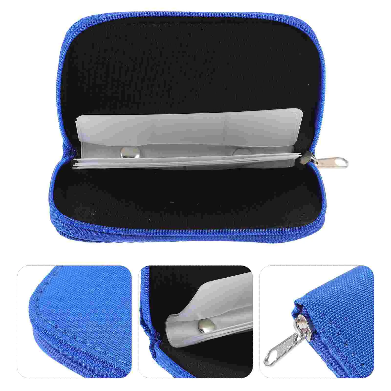 

Portapotty Sd Card Case Carrying Memory Holder Storage Bag Book Nylon Zipper