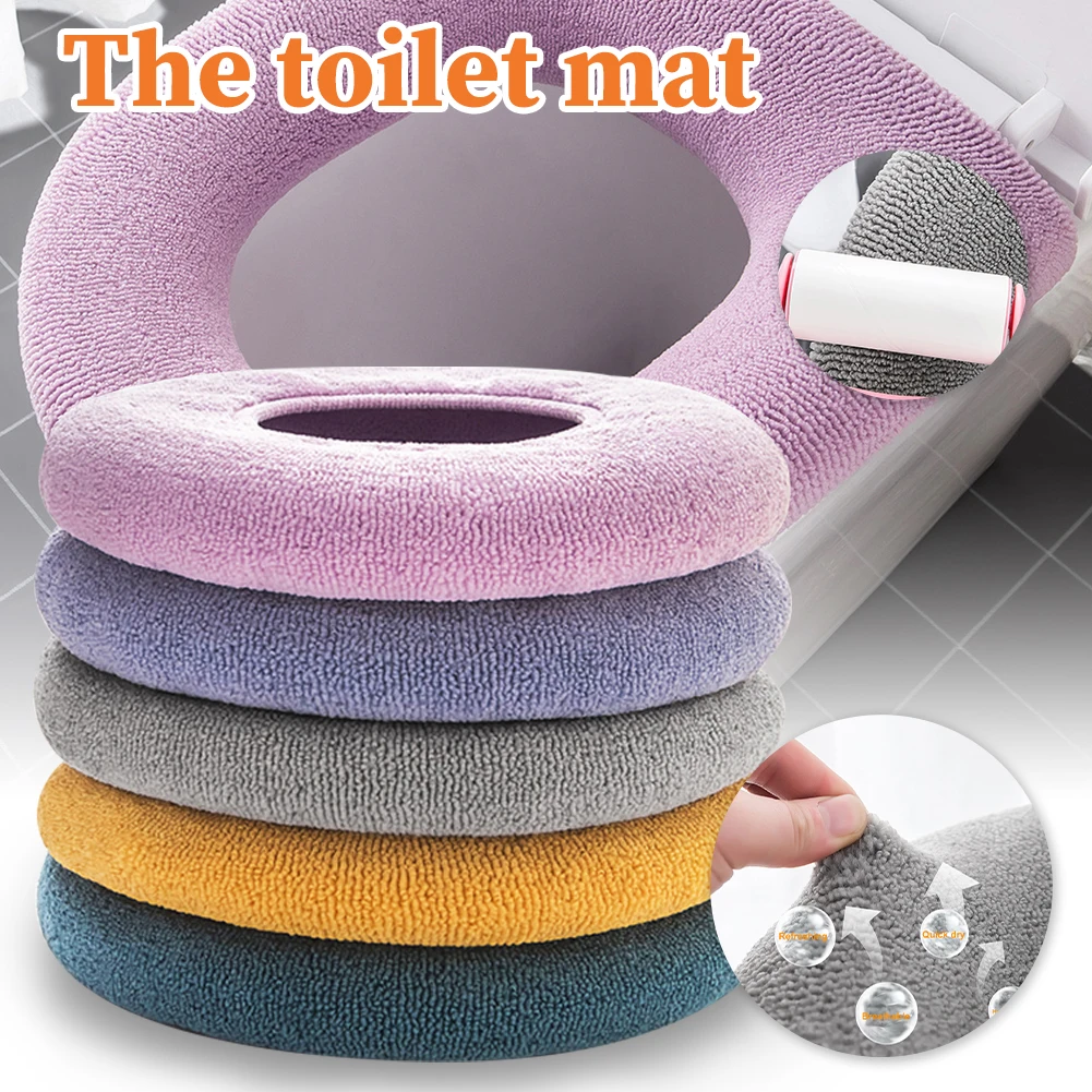 Winter Warm Toilet Seat Cover Washable Reusable Paste Type Toilet Seat Protective Pad Cartoon Toilet Seat Mat Toilet Accessories
Winter Warm Toilet Seat Cover Washable Reusable Paste Type Toilet Seat Protective Pad Cartoon Toilet Seat Mat Toilet Accessories