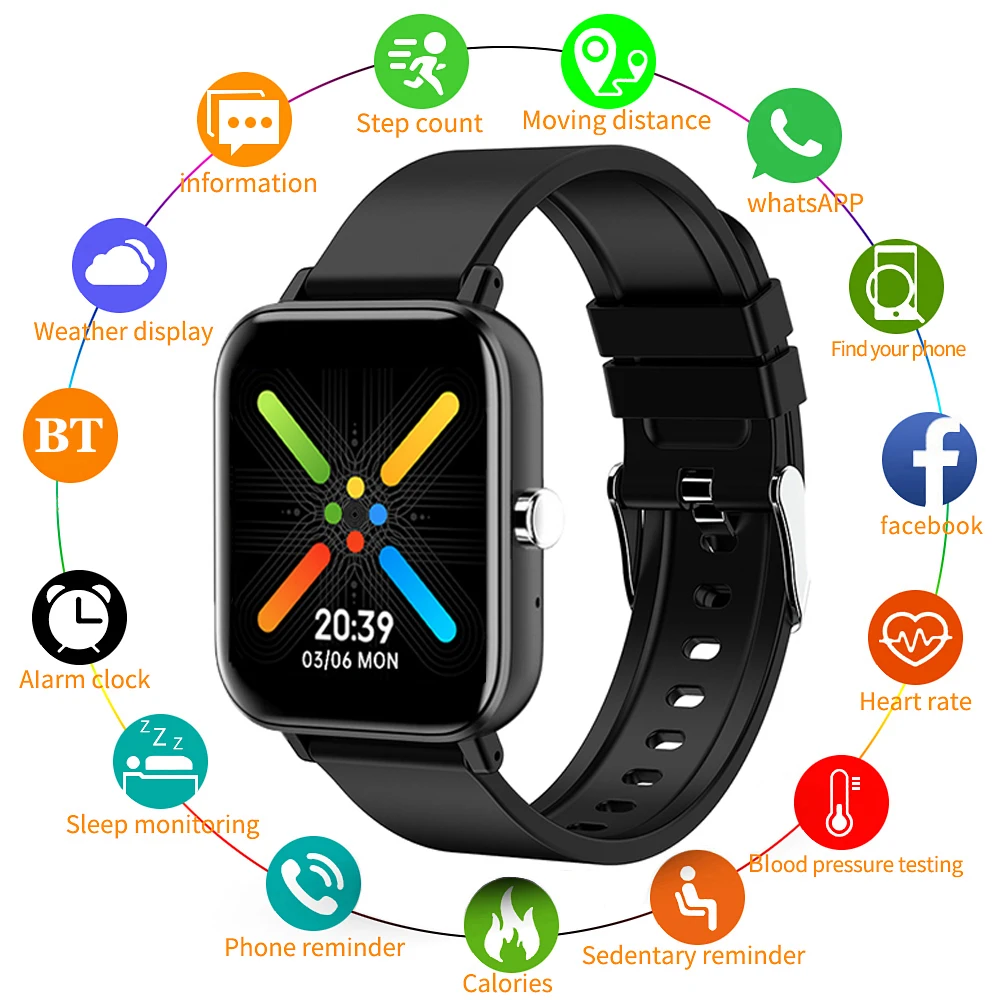 Universal Bluetooth Call Smart Watch Men Waterproof Health Fitness Monitor Smartwatch for Women Smart Sport Watch
Universal Bluetooth Call Smart Watch Men Waterproof Health Fitness Monitor Smartwatch for Women Smart Sport Watch