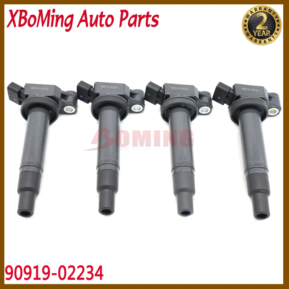Катушка зажигания 90919-02234 для Toyota Avalon Camry Highlander Sienna для Lexus ES300 RX300 3.0L V6 90080-19016 UF267 5C1193, 4 шт. 
Катушка зажигания 90919-02234 для Toyota Avalon Camry Highlander Sienna для Lexus ES300 RX300 3.0L V6 90080-19016 UF267 5C1193, 4 шт.