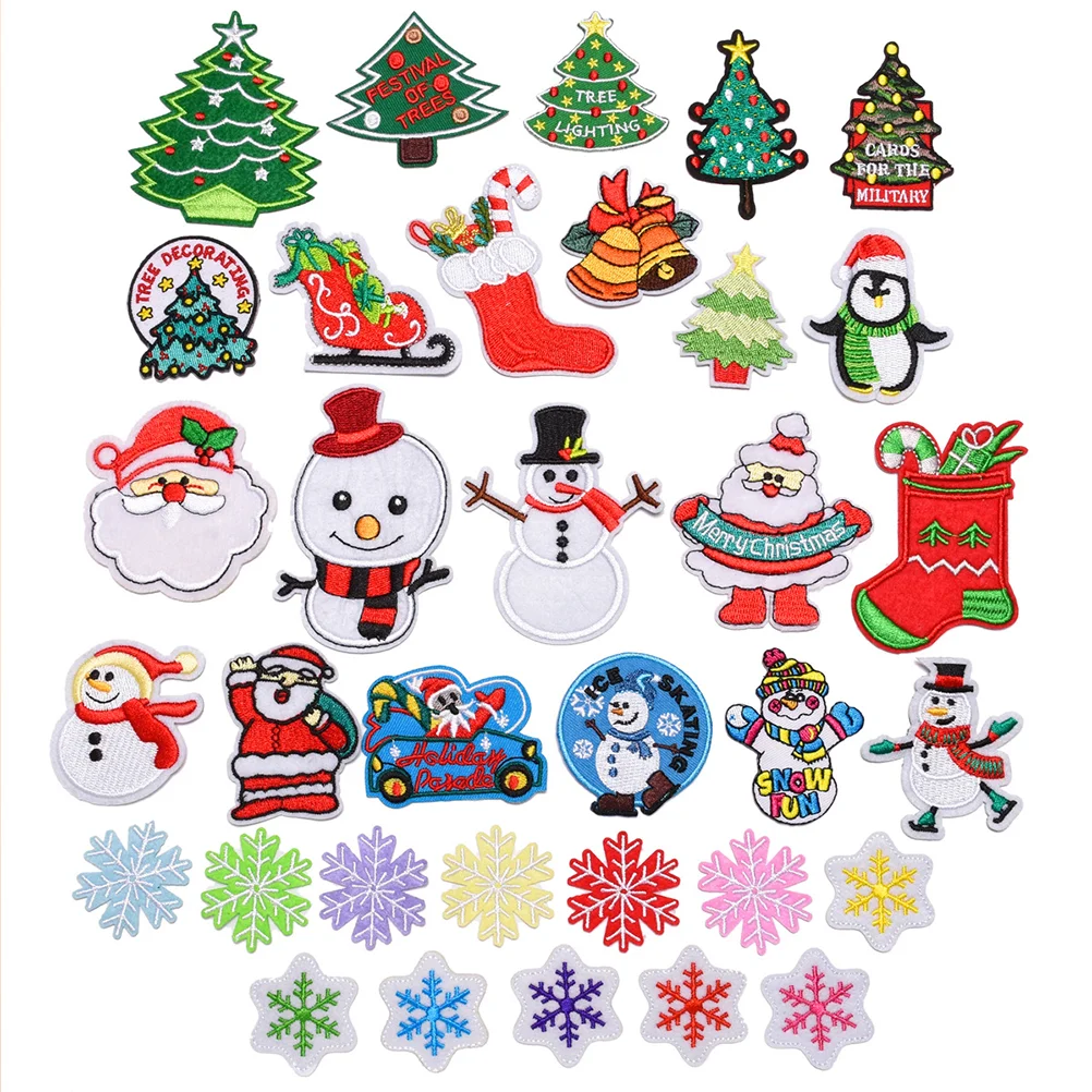 Christmas Clothing Appliques Sewingon Embroidered Patch Dress Applique Cloth Stickers Repair Diymaking Hole Themed Crafts
Christmas Clothing Appliques Sewingon Embroidered Patch Dress Applique Cloth Stickers Repair Diymaking Hole Themed Crafts