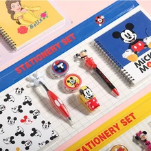 Creative Stationery Set Gift Box With Ballpoint Pen Stapler Ballpoint Pen Notepad Childrens Gift Set Cartoon Stationery