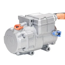 28cc 24v DC Air Conditioner AC A/C Scroll Compressor For Cars Universal Type Automotive Electric Compressor Factory Manufacture