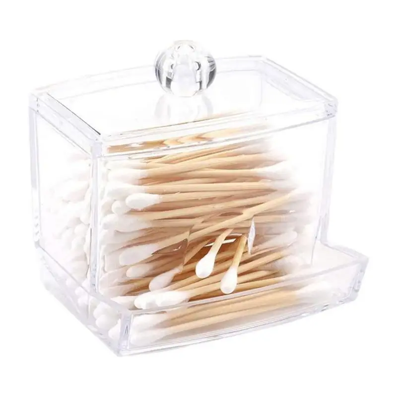 Storage Box Multiple-use Qtip Storage Box Container Durable Cosmetic Transparent Makeup Cotton Pad Organizer Jewelry Holder
Storage Box Multiple-use Qtip Storage Box Container Durable Cosmetic Transparent Makeup Cotton Pad Organizer Jewelry Holder