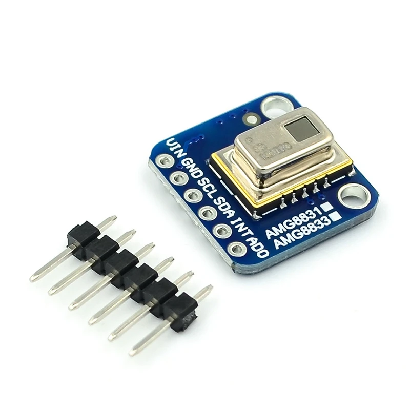 AMG8833 IR 8X 8 тепловизор, тепловой модуль, модуль датчика температуры для Raspberry Pi (1 шт.)
AMG8833 IR 8X 8 тепловизор, тепловой модуль, модуль датчика температуры для Raspberry Pi (1 шт.)