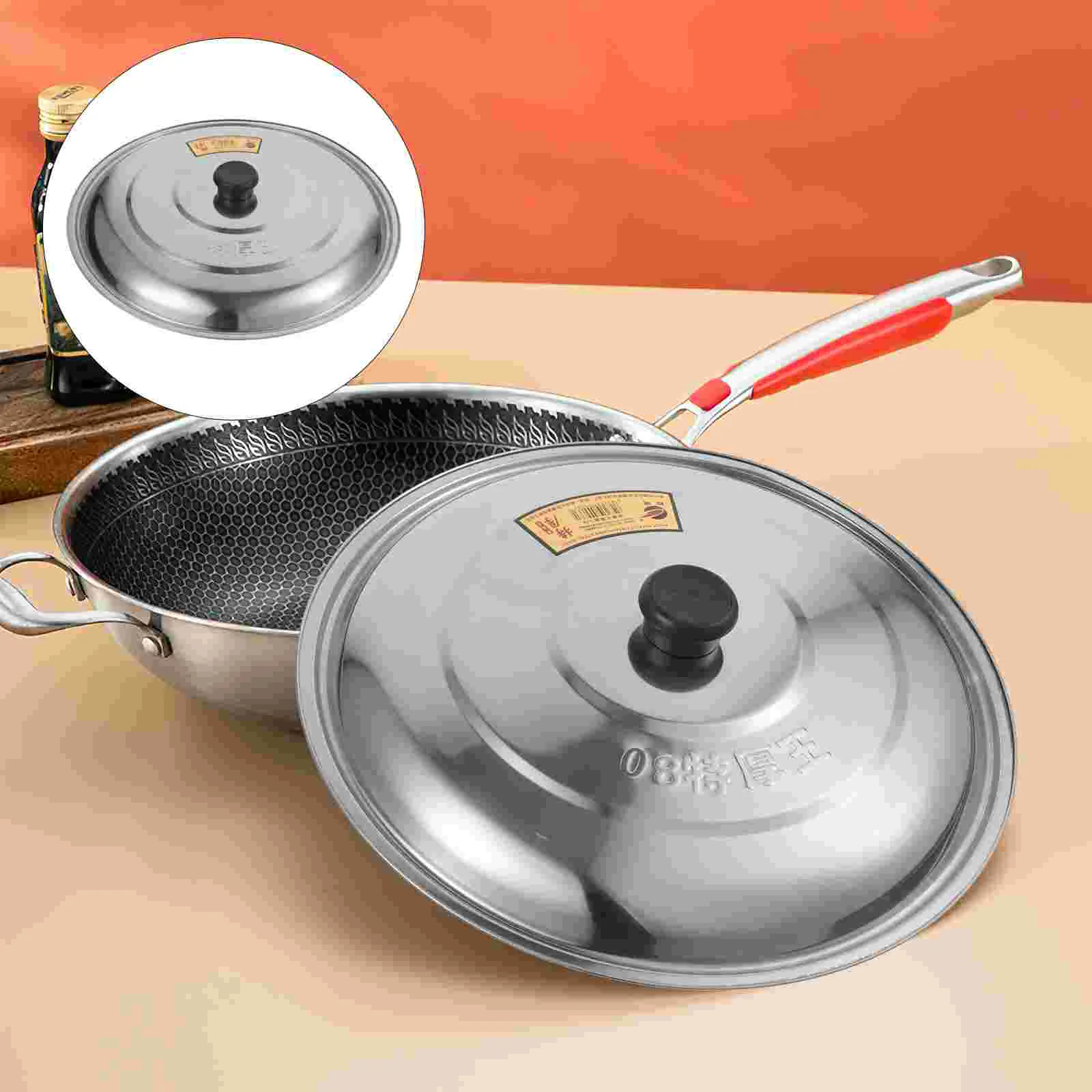 Stainless Steel Pot Lid Household Pan Home Supply Multi-function Cover Round Kitchen Accessory Dutch Food Steamer for Wok
Stainless Steel Pot Lid Household Pan Home Supply Multi-function Cover Round Kitchen Accessory Dutch Food Steamer for Wok