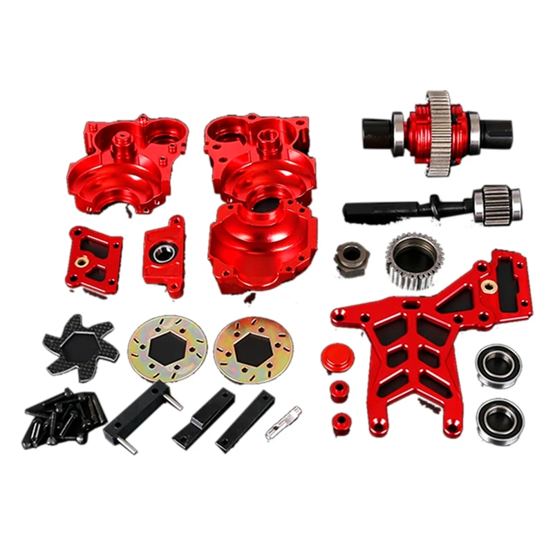 CNC Differential Gear Box Complete With Brake Disc/Pad Kit For 1/5 HPI Rofun Rovan KM BAJA 5B 5T 5SC Rc Car Parts
CNC Differential Gear Box Complete With Brake Disc/Pad Kit For 1/5 HPI Rofun Rovan KM BAJA 5B 5T 5SC Rc Car Parts